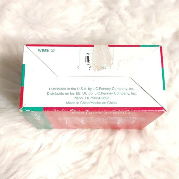 VTG Home Town Timber Express Train Car 1998 JC Penny Christmas Decoration - Picture 3 of 5